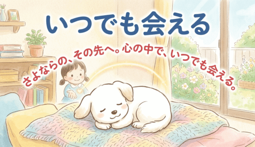 「さよなら」の、その先へ。目をつむればいつでも会える、大切な記憶の紡ぎ方