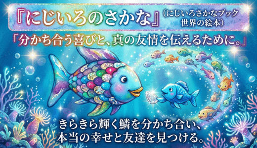 輝くウロコを分かち合う喜び。『にじいろのさかな』が教えてくれる本当の幸せとは？